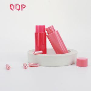 Botella de cápsulas rosa de 50 ml personalizada, envase farmacéutico de plástico PET, frasco para píldoras para productos de salud con tapa de rosca. - Product Image 4