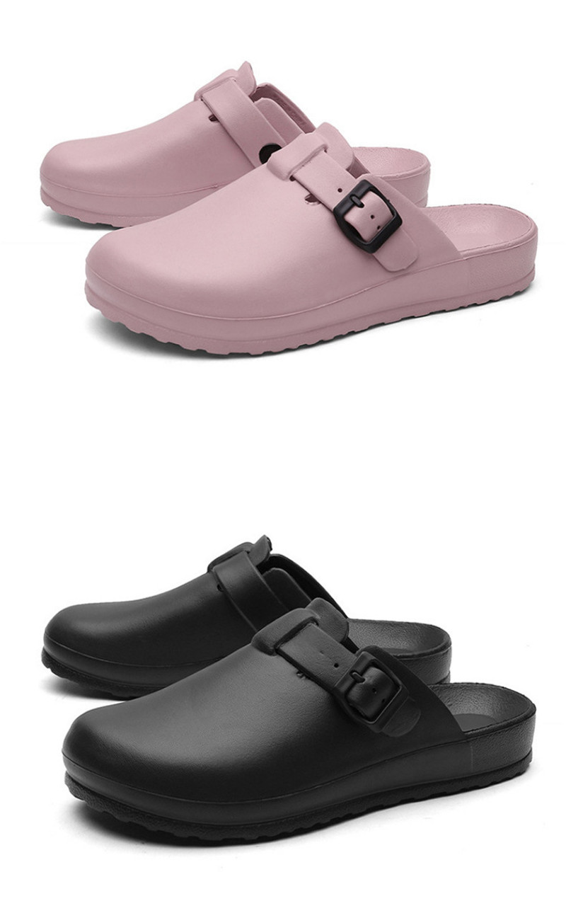 Adjustable Buckle Slippers Sandals Women Outdoor Indoor Soft Sole Sandals for Men