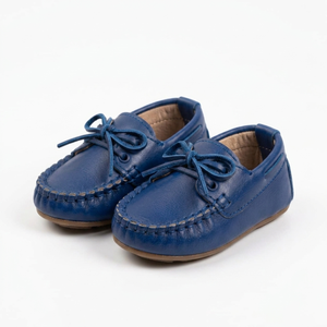 รองเท้าหนังนิ่มแบบสวมสำหรับเด็กแรกเกิด พื้นนุ่ม รองเท้าหัดเดิน รองเท้าทรง Loafer - Product Image 4