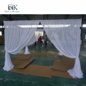 Soportes Ajustables Resistentes para Tubos y Cortinas, para Ferias Comerciales, Cabinas de Fotos, Fondos de Boda - Product Image 4