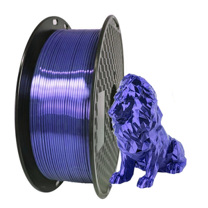 <span class=keywords><strong>Filament</strong></span> PLA Soie Haute Qualité 1,75 mm 1 kg <span class=keywords><strong>Rouge</strong></span> Doré Brillant pour Imprimante 3D - Product Image 5
