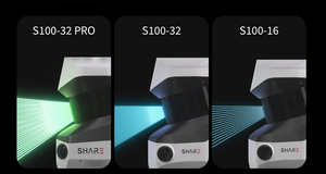 SHARE SLAM S100-16/S100-32/S100-32PRO LiDAR 3D Profesional de Largo Alcance (300m) para Construcción y Escaneo de Monumentos Históricos - Product Image 6