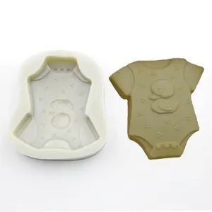 Baby Meisje Eendje Rok Fondant Cake Silicone Mold Diy Kinderen Chocolade Handgemaakte Zeep Cookies Schimmel Ultra Lichte Klei Mal