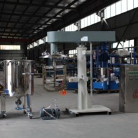 Mélangeur à pales hydraulique avec ancre de levage et raclette, moteur AC pour pâte colorante chimique, résine et résine polyester