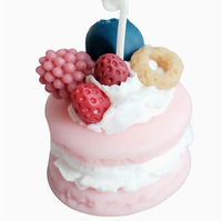 Lovsens - Stock disponible en gros - Bougie aromatique Macaron - Bougie artisanale sans fumée - Boîte cadeau - Souvenir