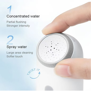 Bidet électrique portable ABS, mini nettoyeur, design moderne, pour personnes âgées, enfants, femmes enceintes, soins <span class=keywords><strong>post</strong></span>-<span class=keywords><strong>partum</strong></span>, utilisation en hôtel, salle de bain - Product Image 4
