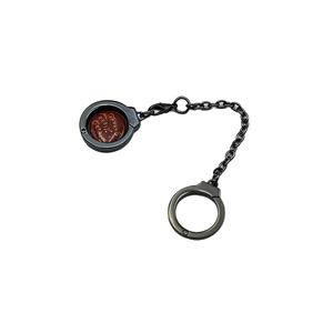 Anillo de agarre para teléfono con diseño de esposas metálicas personalizadas y cadena, tipo funda con bucle para dedo - Product Image 2