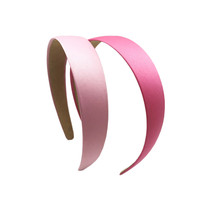 Eastvita-bandeau en Satin de couleur unie pour femmes, accessoire de cheveux de 3CM de large, lot de 50 serre-têtes et contours
