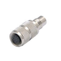 Connecteur circulaire mâle M9 pour moulage, 2, 3, 4, 5, 7, 8 broches, IP67 IP68, assemblage de câbles de signal pour capteur industriel, données OEM