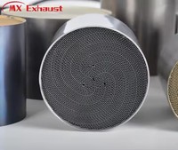 Konverter katalis logam kustom pembawa sarang lebah dengan 100/200/300/400/600/1200 cpsi untuk sistem knalpot Euro5 Euro6