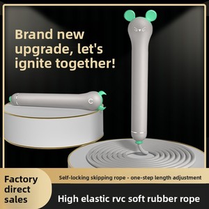 Corde à sauter classique pour diffusion en direct, adaptée aux enfants, élèves <span class=keywords><strong>du</strong></span> primaire, filles, course professionnelle, brû<span class=keywords><strong>le</strong></span>-graisses, avec cordon - Product Image 2