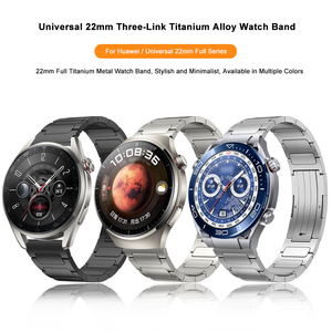 Win-Win lega di titanio H-Link cinturino con chiusura pieghevole per <span class=keywords><strong>Huawei</strong></span> <span class=keywords><strong>Watch</strong></span> 4 <span class=keywords><strong>Pro</strong></span> GT4 <span class=keywords><strong>GT3</strong></span> durevole cinturino di ricambio in metallo - Product Image 3