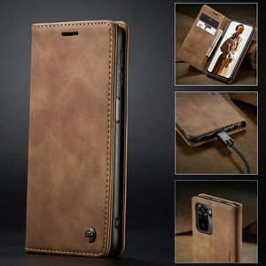 CaseMe ultima custodia per telefono in pelle PU per <span class=keywords><strong>Xiaomi</strong></span> Redmi <span class=keywords><strong>Note</strong></span> 10 4G funzione di supporto per carta Flip Cover compatibile con nota <span class=keywords><strong>9</strong></span>/8 <span class=keywords><strong>Pro</strong></span> - Product Image 2