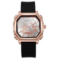 Montre carrée TikTok Live pour homme, montre à quartz squelette tendance transfrontalière pour homme, nouveau modèle