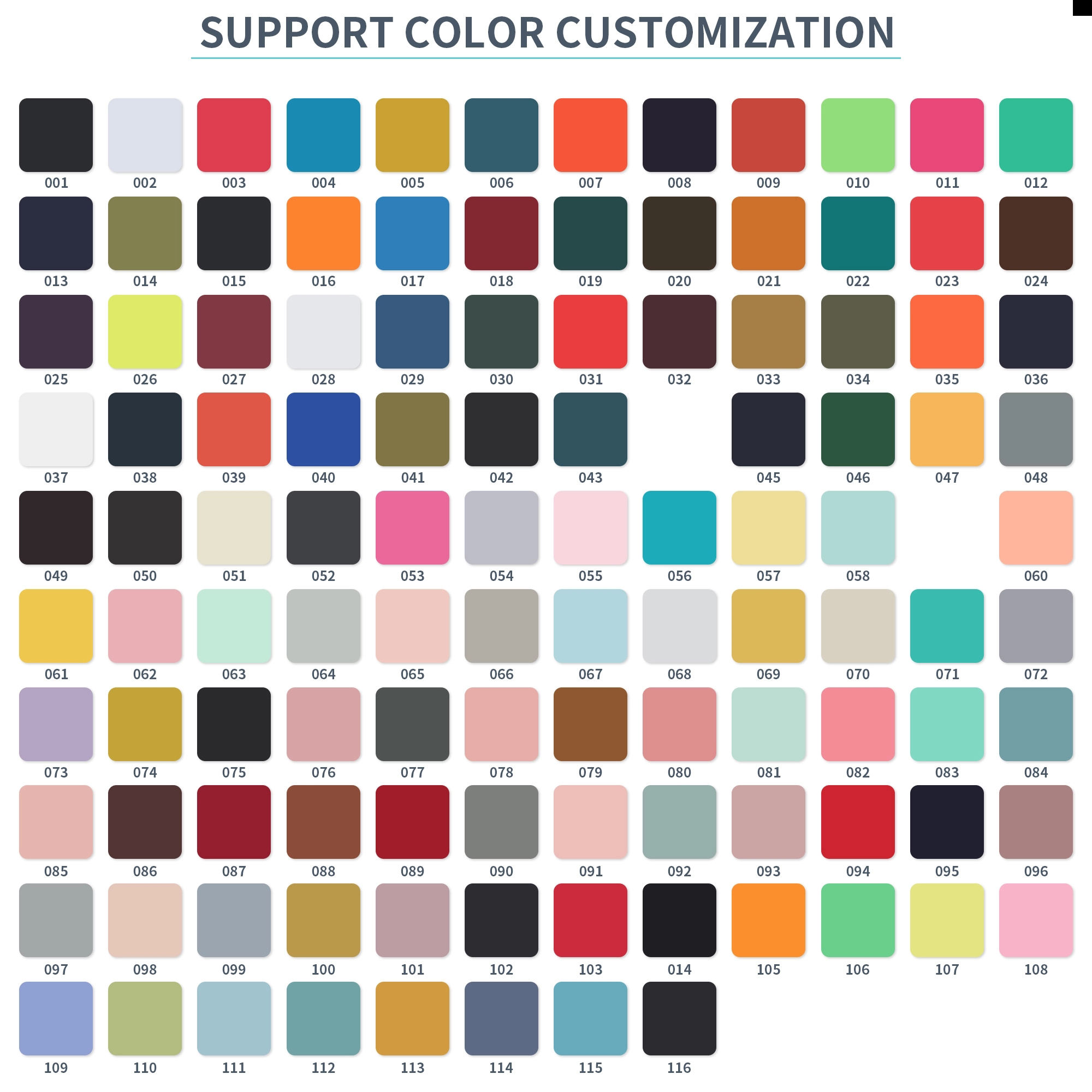 Couleurs personnalisées