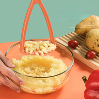 Aardappelstamper met lange steel, persmachine voor fruit en groenten, keukenhulpje