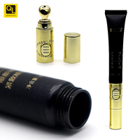 Tube de crème pour les yeux électrique personnalisé de 15ml emballage cosmétique en PE avec interrupteur pour le massage des yeux et les soins de la peau tubes en plastique durables