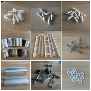Vente en gros au meilleur prix <span class=keywords><strong>PVC</strong></span> bois persienne pièces français chambre obturateur matériel moderne horizontal obturateur accessoires obturateur charnière - Product Image 4