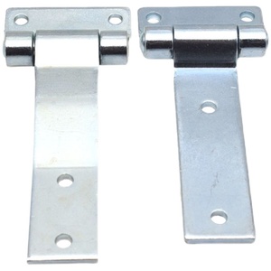 HT015 6 Bisagra para maquinaria pesada, industrial, para carrocería de vehículo, CL126, chapada en hierro con zinc azul, engrosada, plegable para puerta de armario - Product Image 4