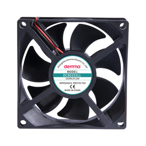 Ventilador de CC Pequeño <span class=keywords><strong>Dema</strong></span> de <span class=keywords><strong>12</strong></span>-24V con Aceite, Ventilador de CC de 4CM para Gabinete, Gran Volumen de Aire, Aspas Metálicas - Product Image 5