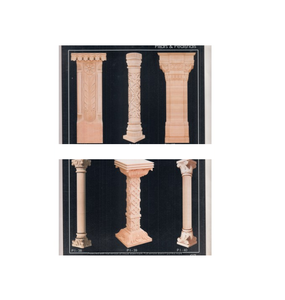 Outdoor Durable Eco-Friendly Jodhpur <b>Sandstone</b> Pillar Courtyard Landscaping Temple Structures Modern Architectural Construction - Product Image 2