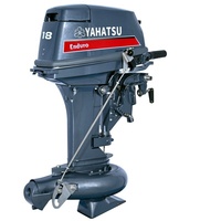 Moteur hors-bord à jet YAHATSU 2 temps 18 CV, moteur marin compatible avec les moteurs et pièces détachées d'origine TOHATSU.