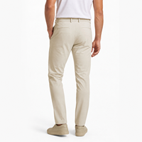Pantalon de Costume Homme Uni Coupe Slim Classique Extensible Haute Qualité pour Affaires, Logo Personnalisé OEM, Vente en Gros
