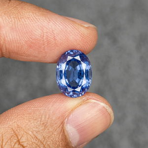 Zafiro Azul Natural de 2.75 Ct, Corte Ovalado, Piedra Preciosa Suelta Certificada, Azul Real, para Joyería Fina al por Mayor - Product Image 1