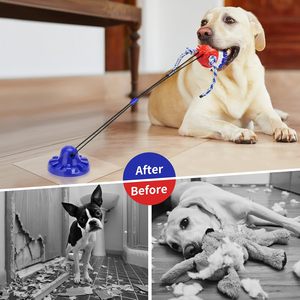 Giocattoli Interattivi per Cani Masticatori Aggressivi, Gioco della Trefola con Ventosa, Giocattoli Puzzle Indistruttibili e Palla Dispensatrice di Snack per Animali Domestici - Product Image 3