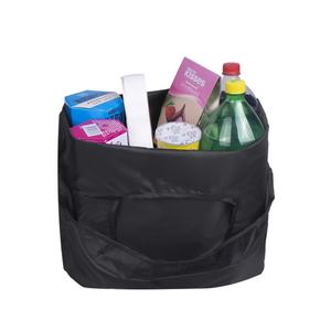 Sac fourre-tout pliable en toile de polyester recyclé, imprimé par sublimation, de haute qualité, personnalisé, écologique et réutilisable, à porter à l'épaule - Product Image 5