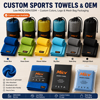 Serviette de sport en microfibre personnalisée, serviette de yoga, serviette de sport d'extérieur avec logo, serviettes de sport personnalisées absorbant la transpiration et séchant rapidement