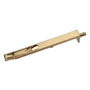 Satin PVD Polished Brass Stainless Steel Heavy Duty Concealed Flush Bolt For Wood Door
