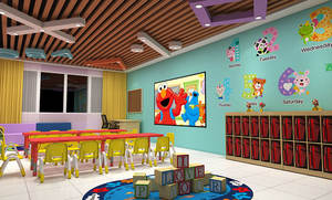 Moetry Design d'intérieur préscolaire moderne pour 24 enfants Configuration de salle de classe de maternelle Équipement de mobilier entier - Product Image 5