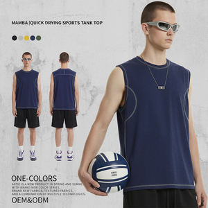 Oversized Mens Heavy Cotton Workout Gym Tank Top Sleeveless Cut Off Muscle Shirts Acid Wash Tshirts Custom Logo Loose Fit Tees - Product Image 6