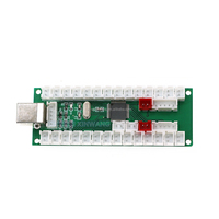 2 oyuncu USB kurulu oyun Joystick denetleyici Ps3 Pc ahududu Pi için Android çip sıfır gecikme kodlayıcı Sanwa atari makinesi DIY