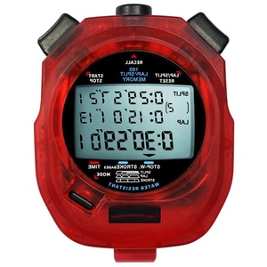 Chronomètre électronique à mémoire 100 avec affichage à 3 lignes, chronomètre <span class=keywords><strong>en</strong></span> plastique pour entraîneur, course à pied, natation - Product Image 4