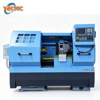 Torno CNC de Cama Plana Industrial CK6136 con Control GSK, Torno CNC de Alta Precisión y Multifunción para el Procesamiento de Piezas Metálicas