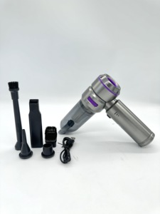 Motor sin escobillas de 3 engranajes, potente <span class=keywords><strong>Mini</strong></span> aspirador inalámbrico de mano para coche, aspirador portátil de succión fuerte - Product Image 6