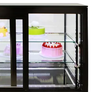 3 слоя маленький торт дисплей холодильник с CE