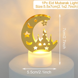 Prix de Gros Décoration Musulmane <span class=keywords><strong>Ramadan</strong></span> Kareem Bougies LED Maison Lumières Décor Aïd al-Fitr Aïd Moubarak Fournitures de Fête Festives - Product Image 4