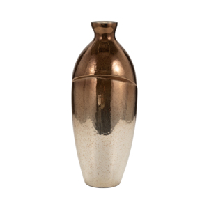Vaso ovale alto in vetro con coperchio in metallo, moderno vaso decorativo per fiori, per soggiorno, tavolo, decorazione per la casa - Product Image 3