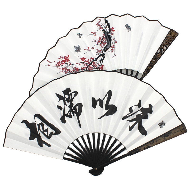 Высококачественная печать логотипа на заказ 7 дюймов/8 дюймов, бамбуковые или деревянные ручные складные вентиляторы, рекламные и детали, вентиляторы гармошкой