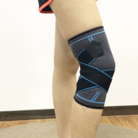 Sports course à pied soulagement de la douleur respirant anti-dérapant genouillère coussinets ajuster bandages sangles Compression genou manchon