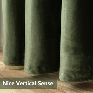 <span class=keywords><strong>Tende</strong></span> in <span class=keywords><strong>velluto</strong></span> Bindi <span class=keywords><strong>verde</strong></span> oliva elegante con Grommet da teatro a prova di freddo per stanza insonorizzata <span class=keywords><strong>tende</strong></span> oscuranti - Product Image 6