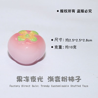 Grandes décorations lumineuses de fruits en germination, accessoires DIY pour sacs surprises, miniatures de bureau en résine