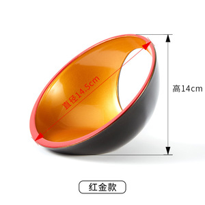 Assiette ronde à sushi de style japonais, noire, qualité alimentaire, pour restaurant et fêtes - Product Image 4