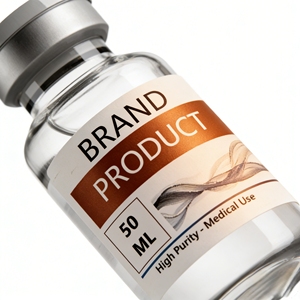 Etichette in vinile perfette ad alta trasparenza da 3ml, 5ml, 10ml per soluzioni peptidiche nell'industria medica - Product Image 2