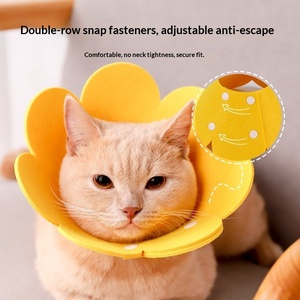 Collier de Stérilisation Anti-Léchage Elizabeth pour <span class=keywords><strong>Chat</strong></span>, Taille Ajustable, pour Chats British Shorthair et Chiens, Fournitures pour Animaux de Compagnie - Product Image 4