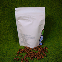 Sachet de café compostable composite de 12 oz avec valve, impression personnalisée par gravure de sécurité et impression de logo pour emballage alimentaire