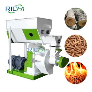 RICHI 2-8 T/H Wood Fuel Pellet Making Machine For Sale